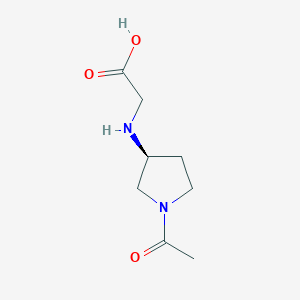 ((S)-1-Acetyl-pyrrolidin-3-ylamino)-acetic acid - 