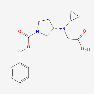 (S)-3-(Carboxymethyl-cyclopropyl-amino)-pyrrolidine-1-carboxylic acid benzyl ester - 