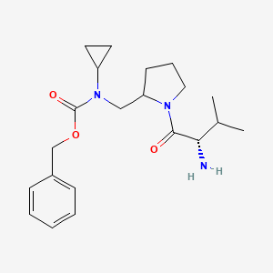 [1-((S)-2-Amino-3-methyl-butyryl)-pyrrolidin-2-ylmethyl]-cyclopropyl-carbamic acid benzyl ester - 