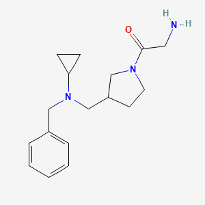 2-Amino-1-{3-[(benzyl-cyclopropyl-amino)-methyl]-pyrrolidin-1-yl}-ethanone - 