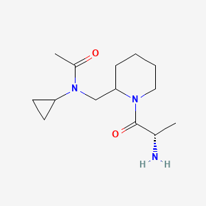 N-[1-((S)-2-Amino-propionyl)-piperidin-2-ylmethyl]-N-cyclopropyl-acetamide - 