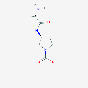 (S)-3-[((S)-2-Amino-propionyl)-methyl-amino]-pyrrolidine-1-carboxylic acid tert-butyl ester - 