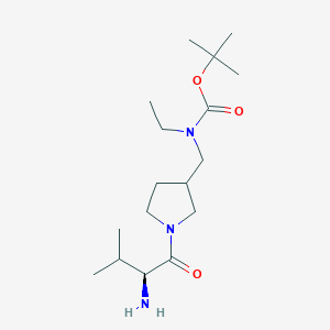 [1-((S)-2-Amino-3-methyl-butyryl)-pyrrolidin-3-ylmethyl]-ethyl-carbamic acid tert-butyl ester - 