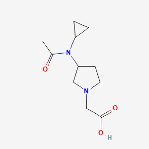 [3-(Acetyl-cyclopropyl-amino)-pyrrolidin-1-yl]-acetic acid - 