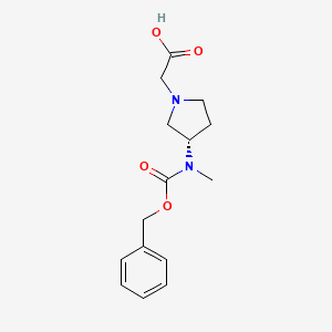 [(S)-3-(Benzyloxycarbonyl-methyl-amino)-pyrrolidin-1-yl]-acetic acid - 
