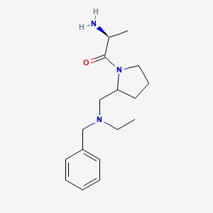 (S)-2-Amino-1-{2-[(benzyl-ethyl-amino)-methyl]-pyrrolidin-1-yl}-propan-1-one - 