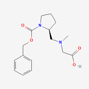 (S)-2-[(Carboxymethyl-methyl-amino)-methyl]-pyrrolidine-1-carboxylic acid benzyl ester - 