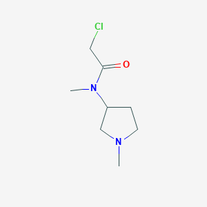 2-Chloro-N-methyl-N-(1-methyl-pyrrolidin-3-yl)-acetamide - 