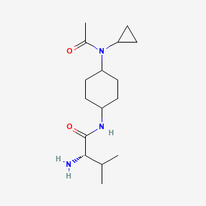 (S)-N-[4-(Acetyl-cyclopropyl-amino)-cyclohexyl]-2-amino-3-methyl-butyramide - 