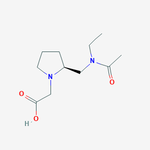 {(S)-2-[(Acetyl-ethyl-amino)-methyl]-pyrrolidin-1-yl}-acetic acid - 