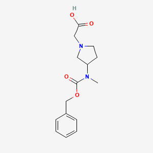 [3-(Benzyloxycarbonyl-methyl-amino)-pyrrolidin-1-yl]-acetic acid - 