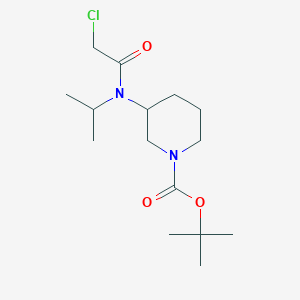 3-[(2-Chloro-acetyl)-isopropyl-amino]-piperidine-1-carboxylic acid tert-butyl ester - 