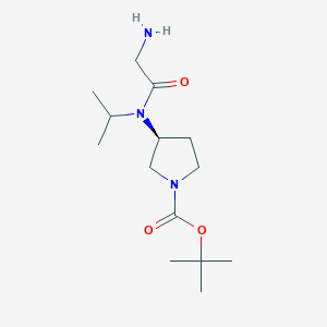 (S)-3-[(2-Amino-acetyl)-isopropyl-amino]-pyrrolidine-1-carboxylic acid tert-butyl ester - 