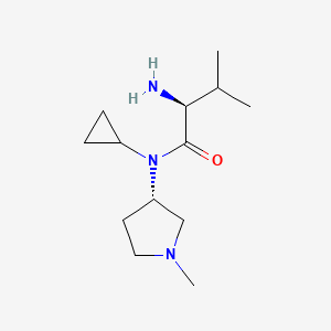(S)-2-Amino-N-cyclopropyl-3-methyl-N-((S)-1-methyl-pyrrolidin-3-yl)-butyramide - 