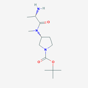 (R)-3-[((S)-2-Amino-propionyl)-methyl-amino]-pyrrolidine-1-carboxylic acid tert-butyl ester - 