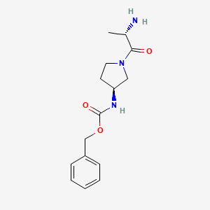 [(S)-1-((S)-2-Amino-propionyl)-pyrrolidin-3-yl]-carbamic acid benzyl ester - 