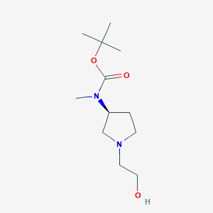[(S)-1-(2-Hydroxy-ethyl)-pyrrolidin-3-yl]-methyl-carbamic acid tert-butyl ester - 