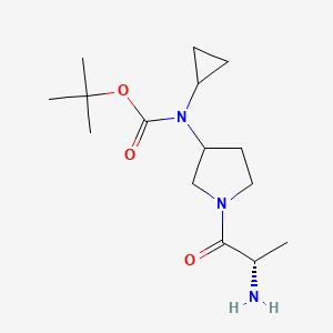 [1-((S)-2-Amino-propionyl)-pyrrolidin-3-yl]-cyclopropyl-carbamic acid tert-butyl ester - 