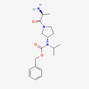 [(S)-1-((S)-2-Amino-propionyl)-pyrrolidin-3-yl]-isopropyl-carbamic acid benzyl ester - 