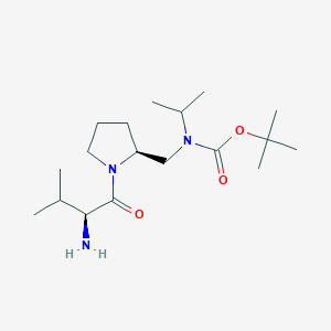 [(S)-1-((S)-2-Amino-3-methyl-butyryl)-pyrrolidin-2-ylmethyl]-isopropyl-carbamic acid tert-butyl ester - 