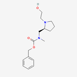 [(S)-1-(2-Hydroxy-ethyl)-pyrrolidin-2-ylmethyl]-methyl-carbamic acid benzyl ester - 