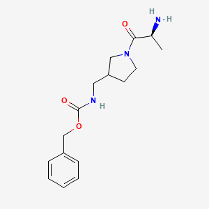 [1-((S)-2-Amino-propionyl)-pyrrolidin-3-ylmethyl]-carbamic acid benzyl ester - 