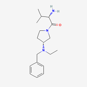 (S)-2-Amino-1-[(R)-3-(benzyl-ethyl-amino)-pyrrolidin-1-yl]-3-methyl-butan-1-one - 