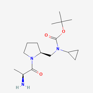 [(S)-1-((S)-2-Amino-propionyl)-pyrrolidin-2-ylmethyl]-cyclopropyl-carbamic acid tert-butyl ester - 