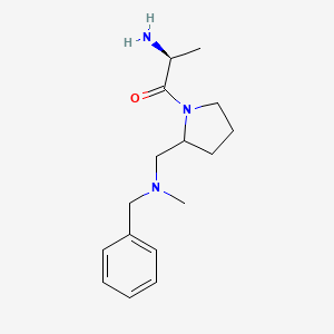 (S)-2-Amino-1-{2-[(benzyl-methyl-amino)-methyl]-pyrrolidin-1-yl}-propan-1-one - 