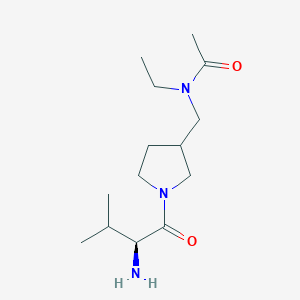 N-[1-((S)-2-Amino-3-methyl-butyryl)-pyrrolidin-3-ylmethyl]-N-ethyl-acetamide - 
