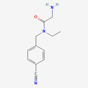 2-Amino-N-(4-cyano-benzyl)-N-ethyl-acetamide - 