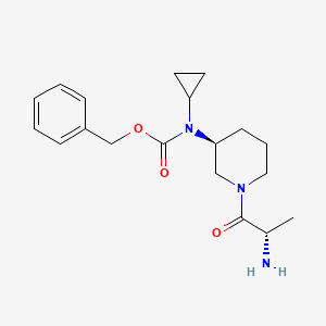[(S)-1-((S)-2-Amino-propionyl)-piperidin-3-yl]-cyclopropyl-carbamic acid benzyl ester - 