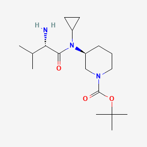 (S)-3-[((S)-2-Amino-3-methyl-butyryl)-cyclopropyl-amino]-piperidine-1-carboxylic acid tert-butyl ester - 