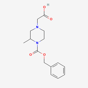 4-Carboxymethyl-2-methyl-piperazine-1-carboxylic acid benzyl ester - 