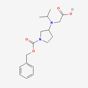 3-(Carboxymethyl-isopropyl-amino)-pyrrolidine-1-carboxylic acid benzyl ester - 