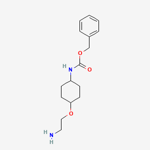 [4-(2-Amino-ethoxy)-cyclohexyl]-carbamic acid benzyl ester - 