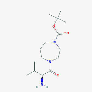 4-((S)-2-Amino-3-methyl-butyryl)-[1,4]diazepane-1-carboxylic acid tert-butyl ester - 