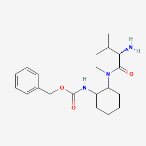 {2-[((S)-2-Amino-3-methyl-butyryl)-methyl-amino]-cyclohexyl}-carbamic acid benzyl ester - 