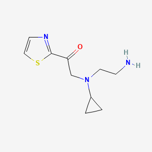 2-[(2-Amino-ethyl)-cyclopropyl-amino]-1-thiazol-2-yl-ethanone - 