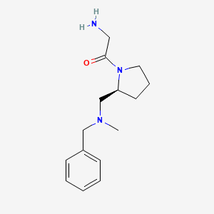2-Amino-1-{(S)-2-[(benzyl-methyl-amino)-methyl]-pyrrolidin-1-yl}-ethanone - 