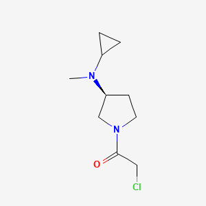 2-Chloro-1-[(S)-3-(cyclopropyl-methyl-amino)-pyrrolidin-1-yl]-ethanone - 