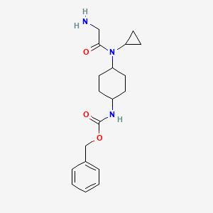 {4-[(2-Amino-acetyl)-cyclopropyl-amino]-cyclohexyl}-carbamic acid benzyl ester - 