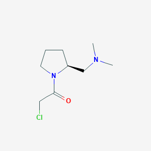 2-Chloro-1-((S)-2-dimethylaminomethyl-pyrrolidin-1-yl)-ethanone - 