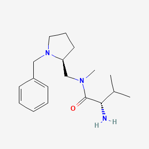 (S)-2-Amino-N-((S)-1-benzyl-pyrrolidin-2-ylmethyl)-3,N-dimethyl-butyramide - 