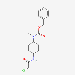 [4-(2-Chloro-acetylamino)-cyclohexyl]-methyl-carbamic acid benzyl ester - 