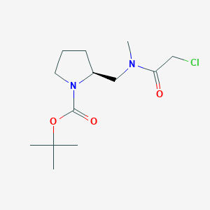 (S)-2-{[(2-Chloro-acetyl)-methyl-amino]-methyl}-pyrrolidine-1-carboxylic acid tert-butyl ester - 