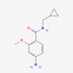 4-Amino-N-(cyclopropylmethyl)-2-methoxybenzamide - 