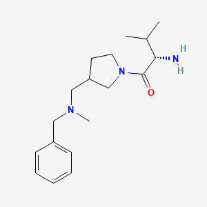 (S)-2-Amino-1-{3-[(benzyl-methyl-amino)-methyl]-pyrrolidin-1-yl}-3-methyl-butan-1-one - 