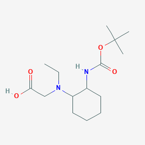 [(2-tert-Butoxycarbonylamino-cyclohexyl)-ethyl-amino]-acetic acid - 