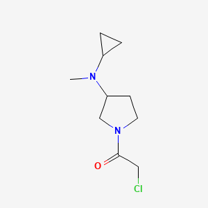2-Chloro-1-[3-(cyclopropyl-methyl-amino)-pyrrolidin-1-yl]-ethanone - 